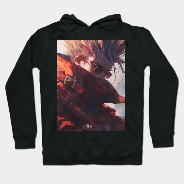 Legendary Gunslinger: Space Western Anime-Manga Adventure Hoodie by insaneLEDP